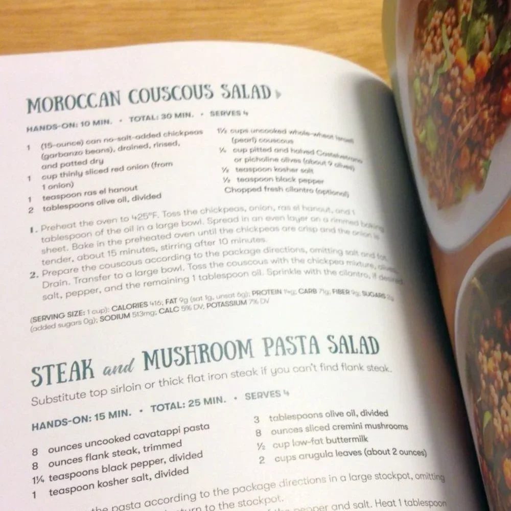 Time Saving Recipes, Fresh Food Fast, Cooking Light Cookbook